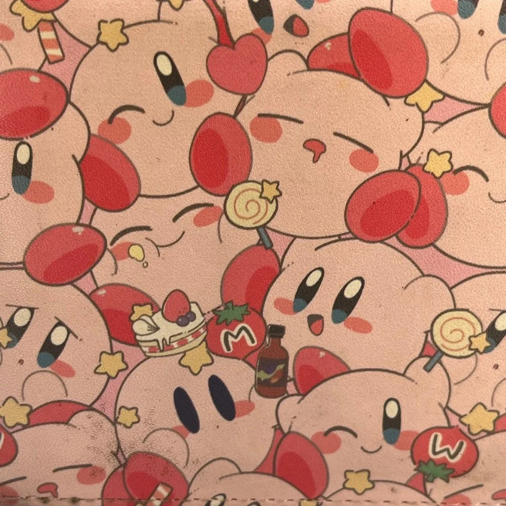 Nintendo Kirby Bifold Wallet Pink Unisex OS Good All Over Print Sweets Anime